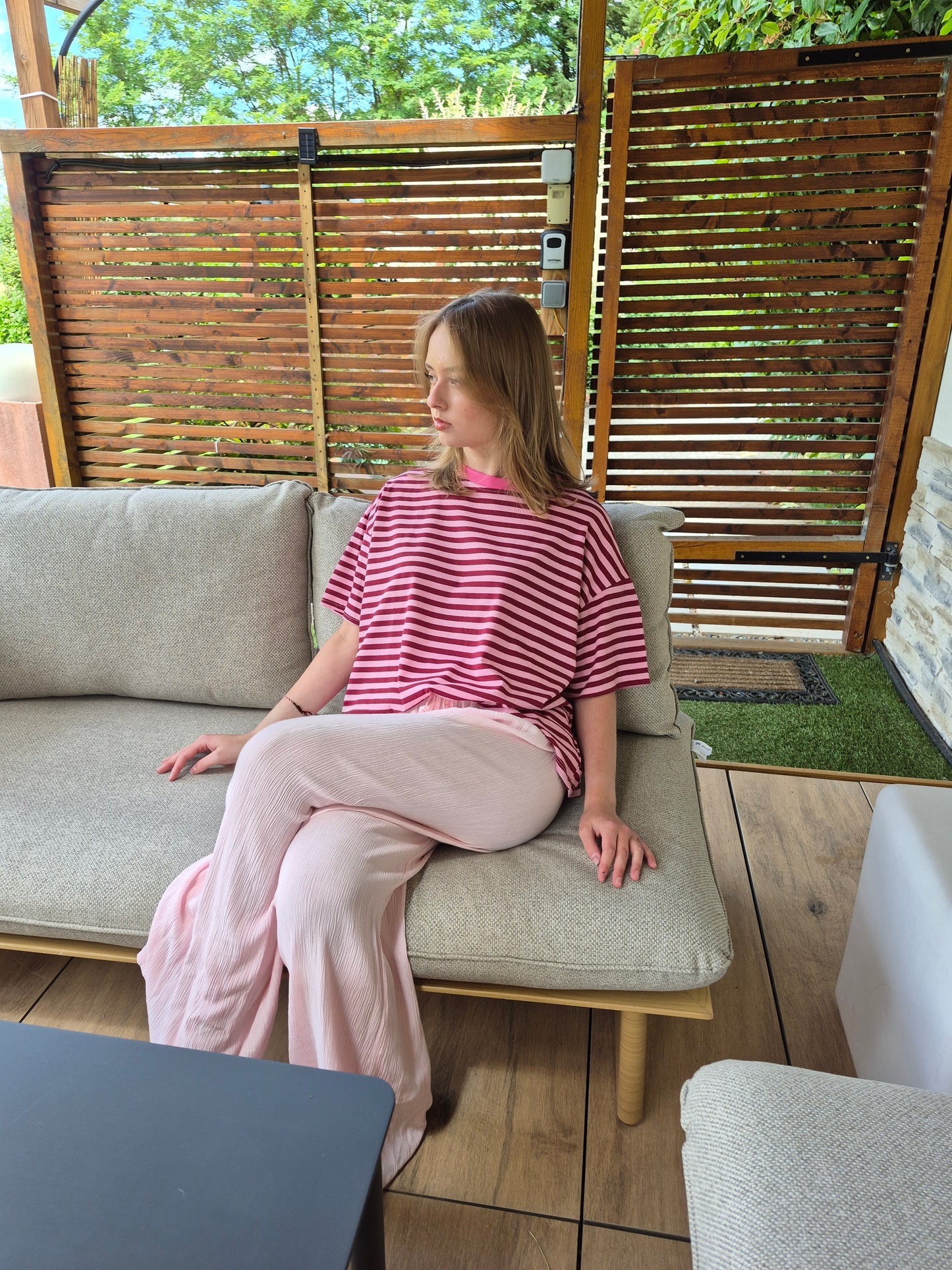 Pantalon Palma fluide large ALLEN & JO