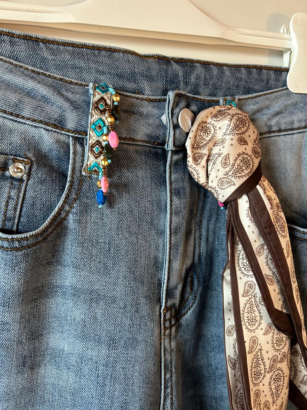 Jean Wide Leg – Détails Bijoux