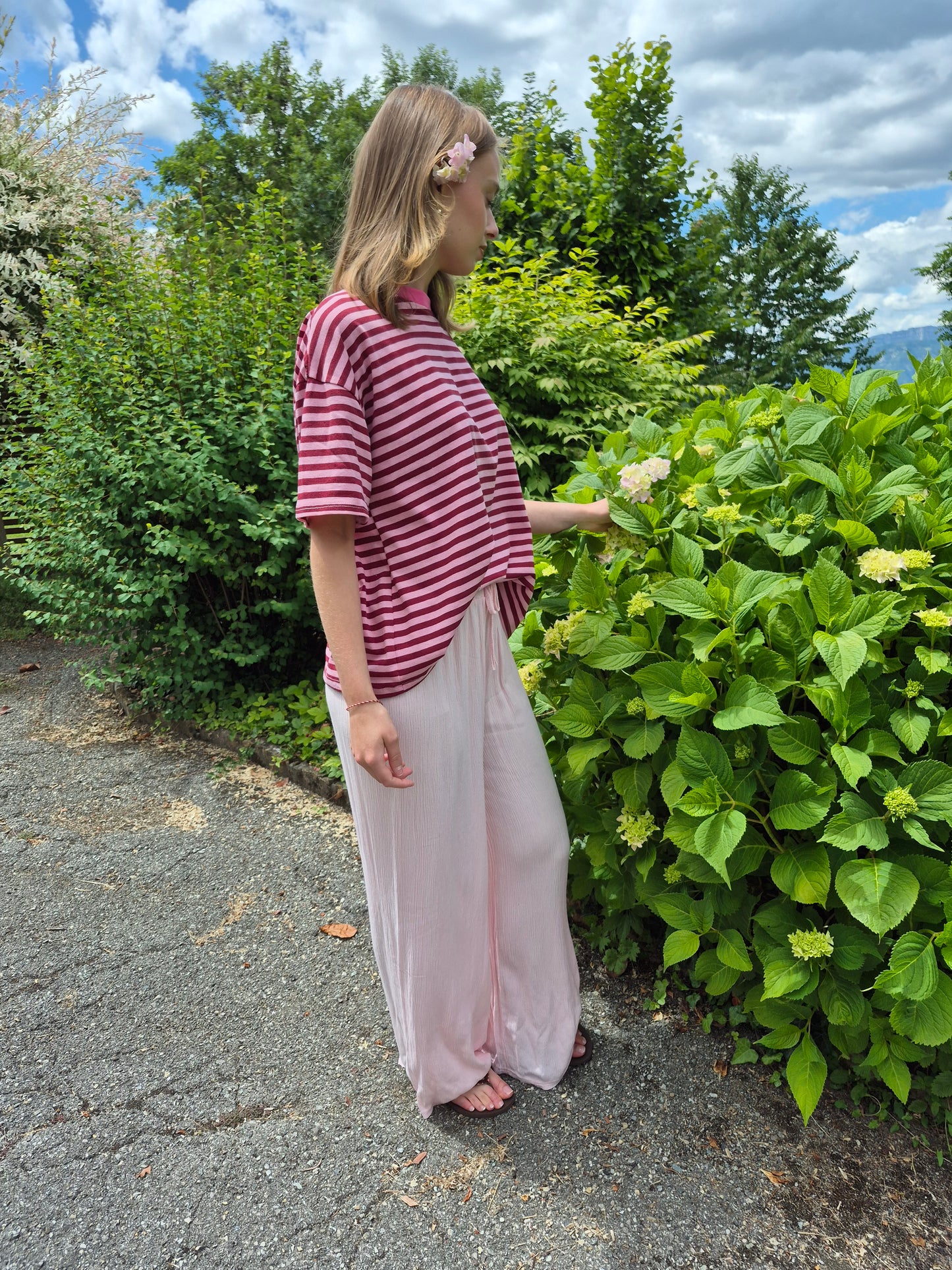 Pantalon Palma fluide large ALLEN & JO
