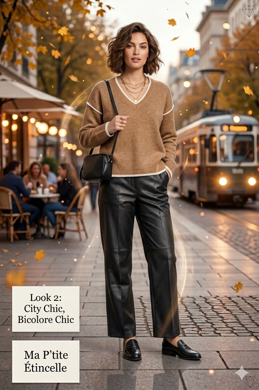 Pull bi-colore TANIA