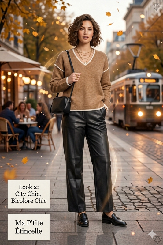 Pull bi-colore TANIA