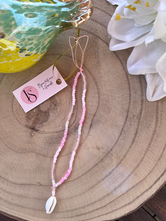 Bijou de téléphone Coquillage Doré - JS Bijoux