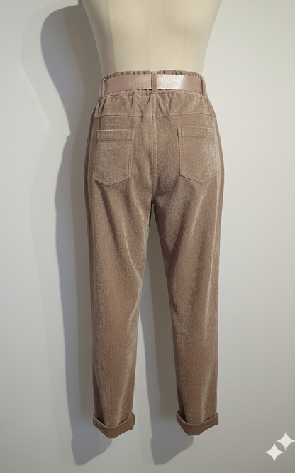 Pantalon TECHNA / VIVI (taupe, beige ou chocolat)