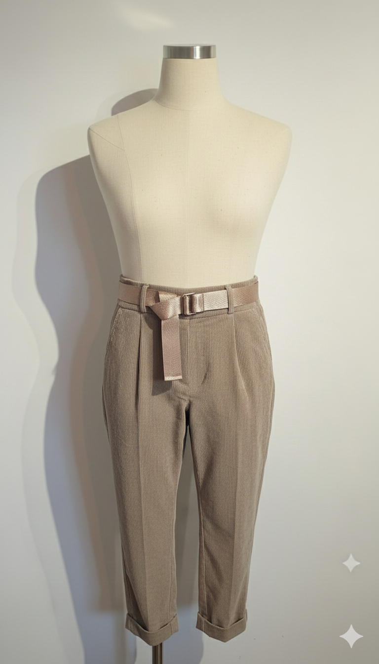 Pantalon TECHNA / VIVI (taupe, beige ou chocolat)