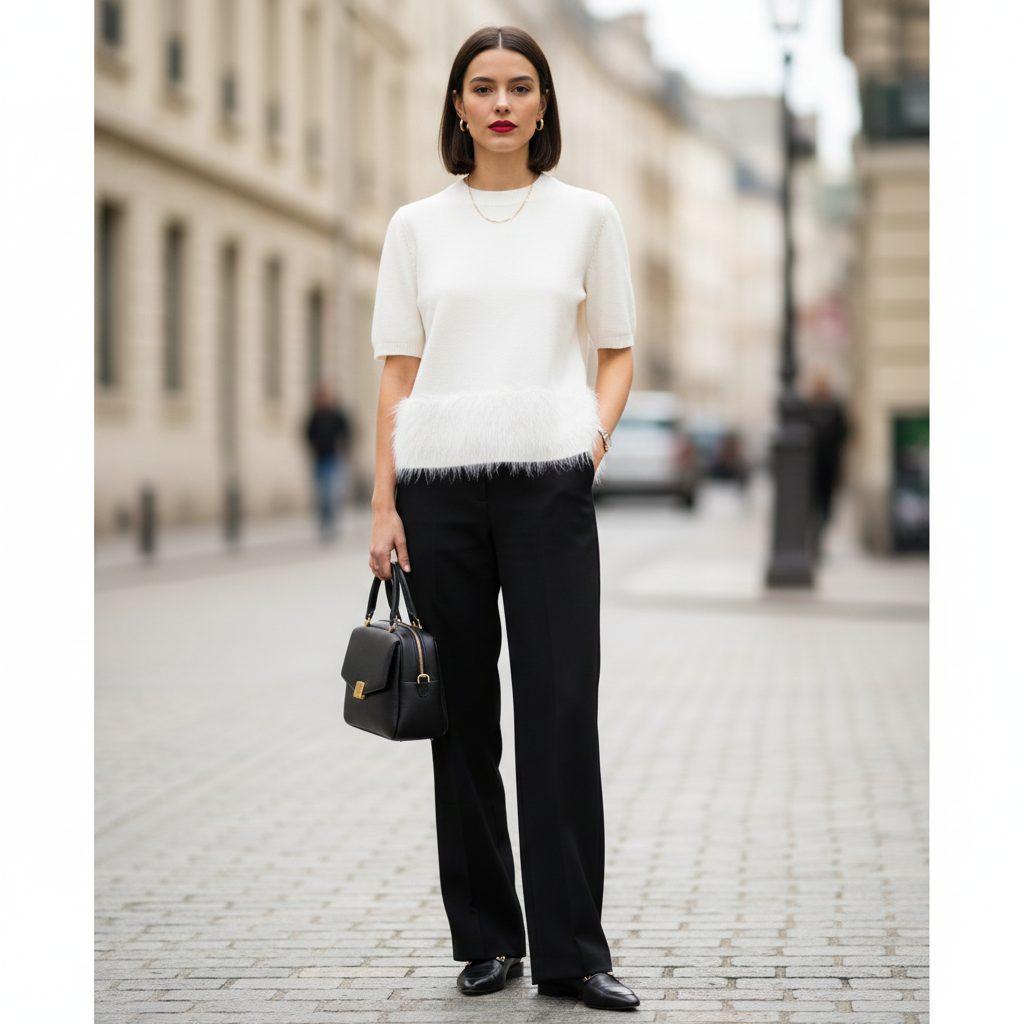 Pull maille KEZY froufrou