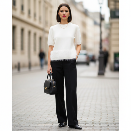 Pull maille KEZY froufrou