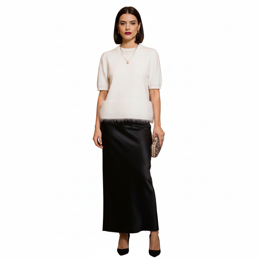 Pull maille KEZY froufrou
