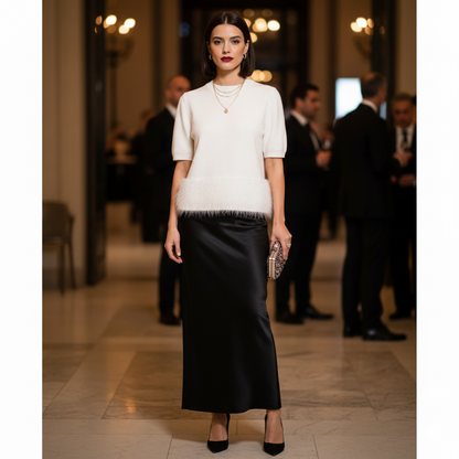 Pull maille KEZY froufrou