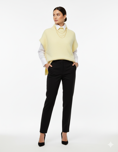 Pull maille KEZY (jaune ou rose)
