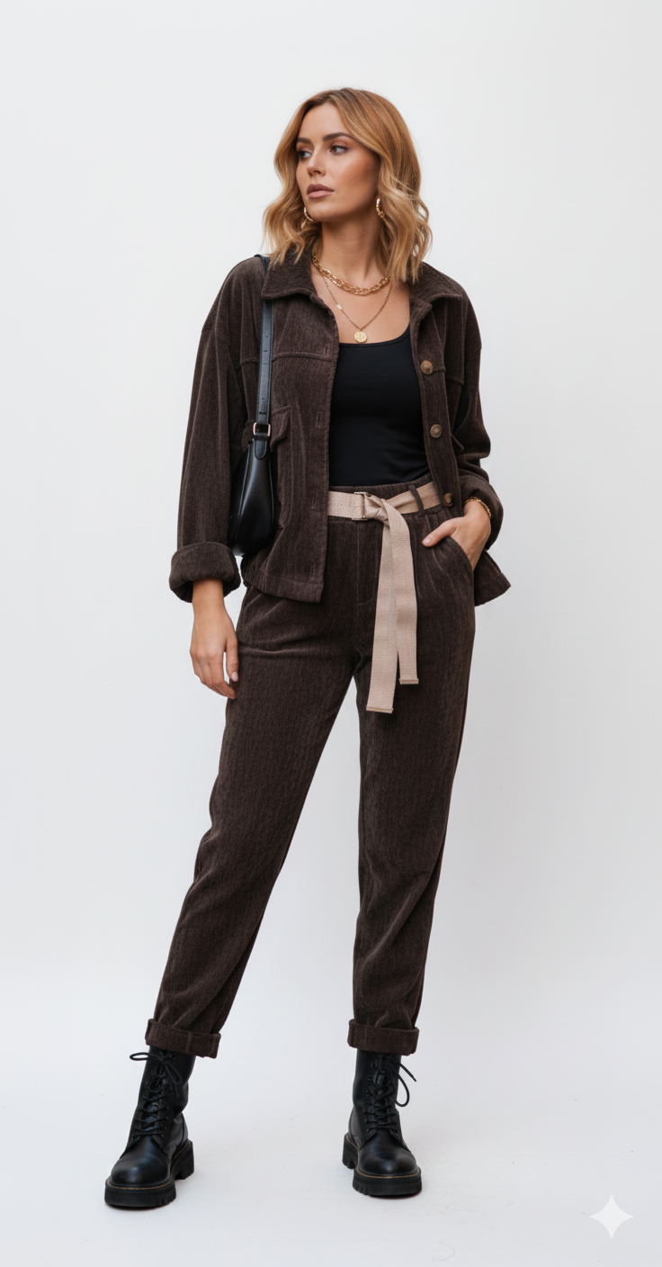 Veste velours TECHNA / VIVI