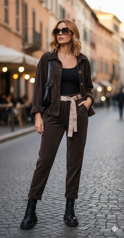 Veste velours TECHNA / VIVI
