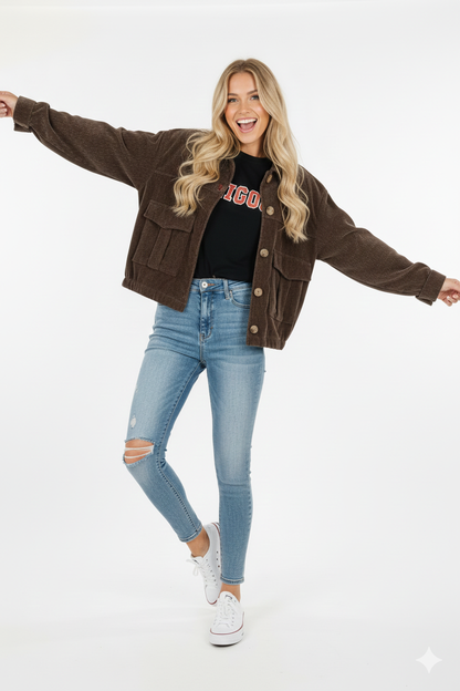 Veste velours TECHNA / VIVI