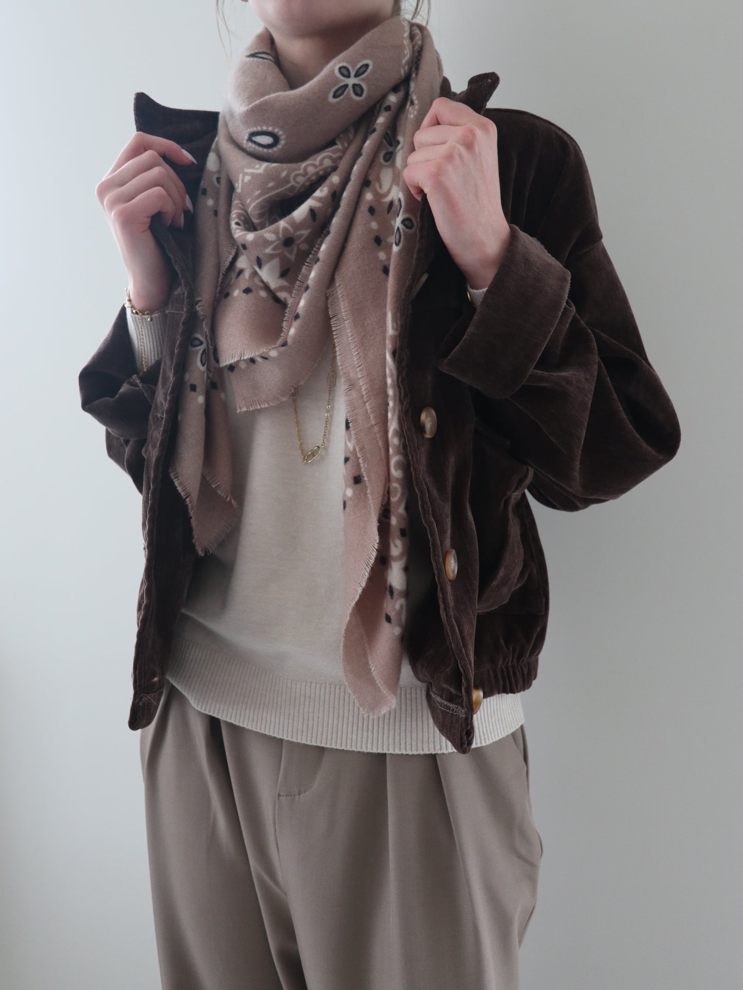 Veste velours TECHNA / VIVI