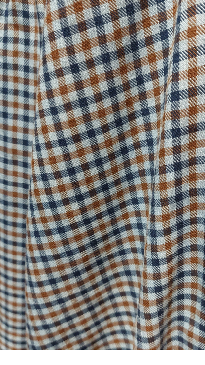 Chemise GLOSSY PARIS imprimé Vichy (Rose, Bleu et Jaune)