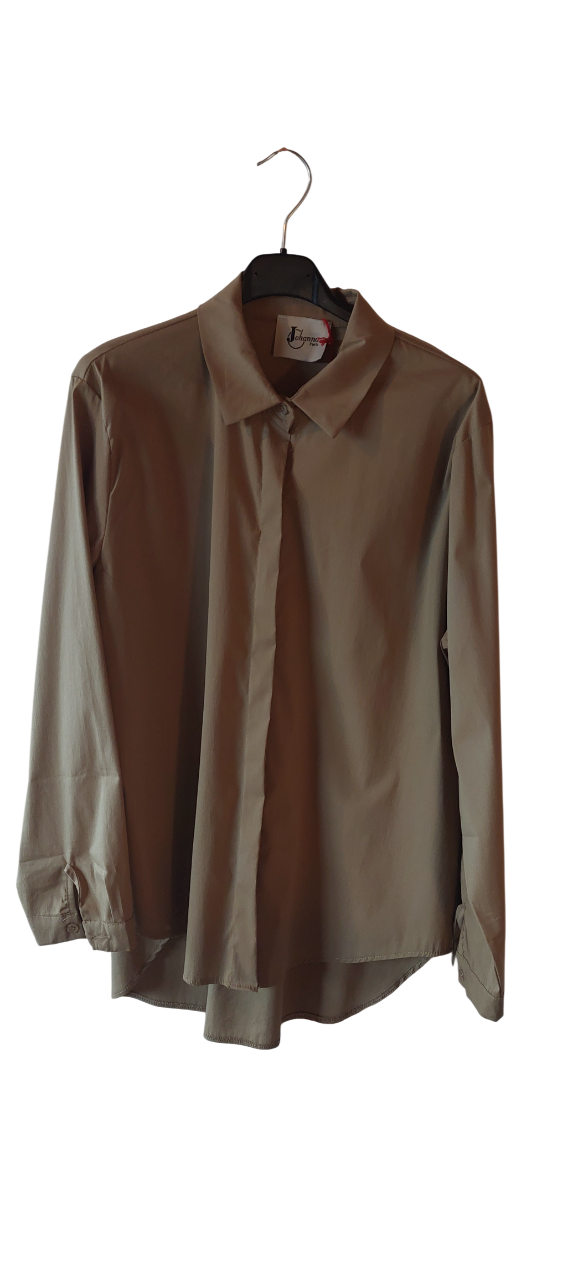 Chemise coton Sable & Coupe Oversize