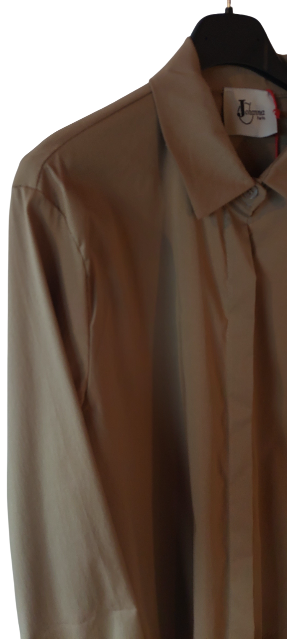 Chemise coton Sable & Coupe Oversize