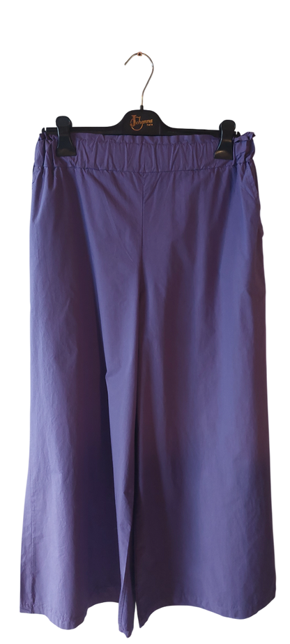 Pantalon Large Coupe Palazzo & Taille Paperbag kaki