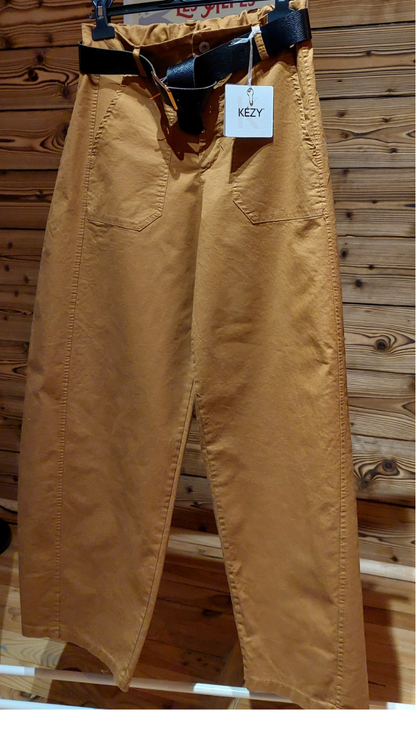 Pantalon KEZY Coupe Ballon - Taille Haute Ceinturée