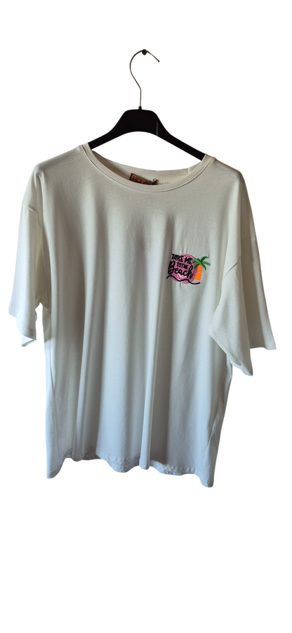 T-shirt "Desert Dream" – Coton Doux & Broderie Solaire