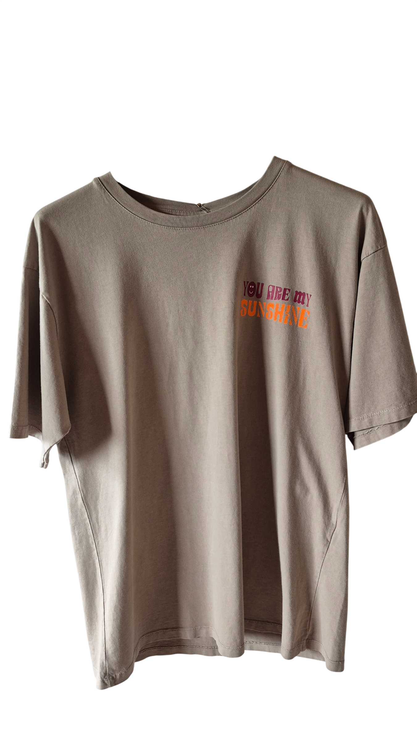 T-shirt "Sunshine" – Jersey de Coton & Print Graphique Rétro
