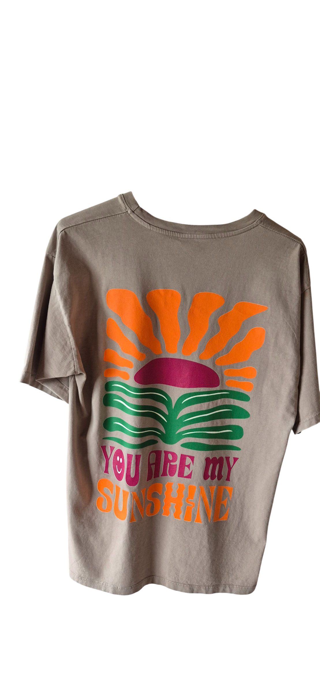 T-shirt "Sunshine" – Jersey de Coton & Print Graphique Rétro