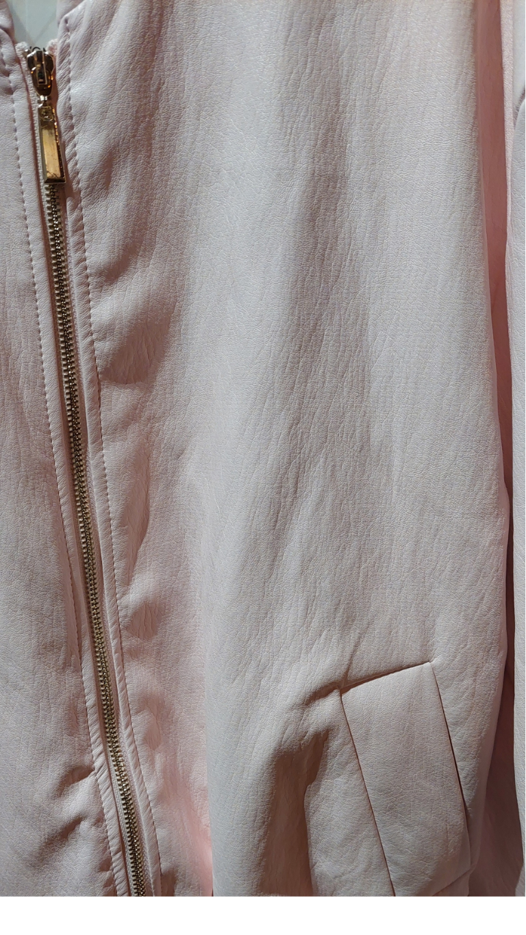 Veste Bomber Rose poudré KEZY – Soft-Touch